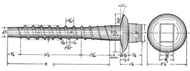 나사 스파이크를 위해 당기기